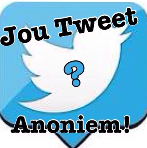 ☆☆☆☆☆ sterren anoniem twitter account! Om anoniem iets te tweeten :) 100% Anoniem!