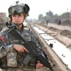 Just a female soldier trying to pass away time overseas #Merica