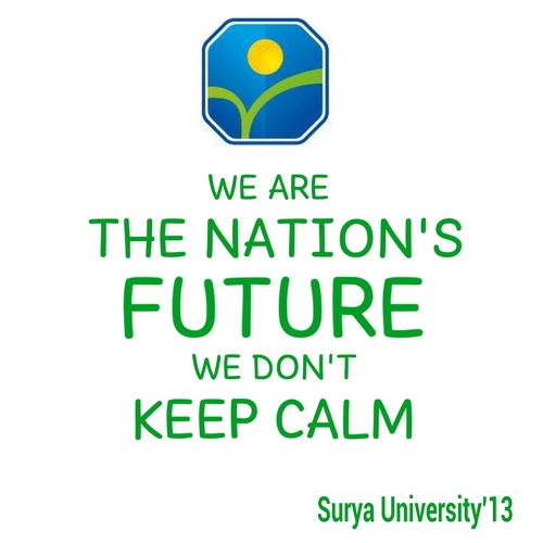 Unofficial account for the #1 batch of Surya University :) Let's make a better Indonesia! :D #SuryaUniv2013
