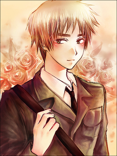 'ello i'm the bloody United kingdom a.k.a England, My name it Arthur Kirkland. [lost my password to my @BritainKirkland  so yeah,,, ;(]