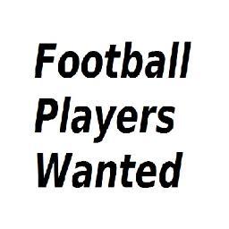 FOOTBALL PLAYERS WANTED!!! Play FOOTBALL inside a real pro football stadium! http://t.co/Xk4pR3w5xO  for men & boys!