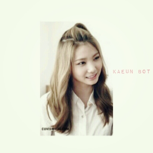 Kaeun bot. ฟอลมาฟอลกลับนะค่ะ.