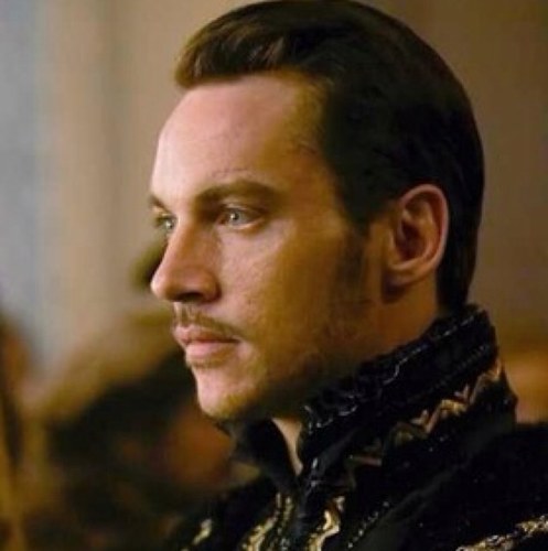 King Henry VIII of England, Ireland and France. Supreme head of the Church.