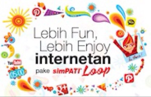 Lebih Fun, Lebih Enjoy Internetan pake simPATI Loop. Buat kamu – kamu yang selalu update , gaul dan eksis #simPATILooP dari @simPATI @Telkomsel