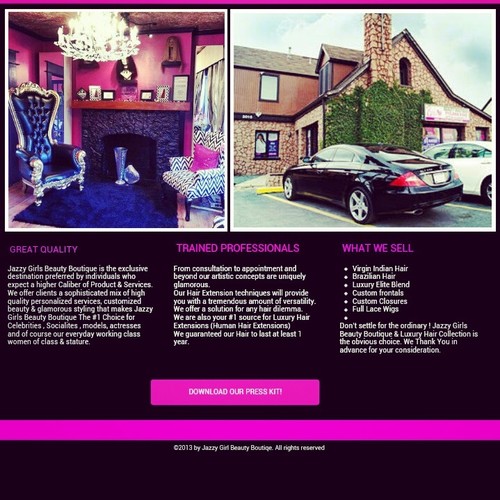 JAZZY GIRLS BEAUTY BOUTIQUE. (THE HOTTEST SALON IN HOUSTON) ALSO THE CEO OF THE LUXURY HAIR COLLECTION