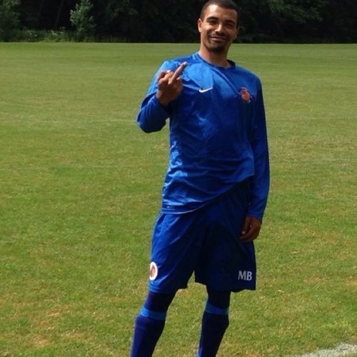Plays for west bromwich united.wmrl..on a semi pro ting..my son reeko brown my life.