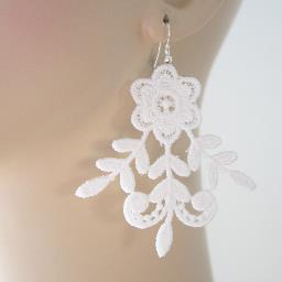 Specializing in chic statement lace jewelry for all special occasions: lace necklaces, lace earrings, bridal lace jewelry, romantic jewelry.