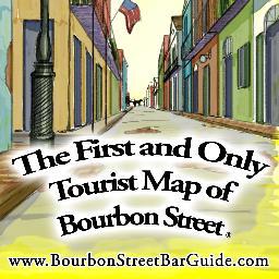 The First and Only Tourist Map of Bourbon Street!