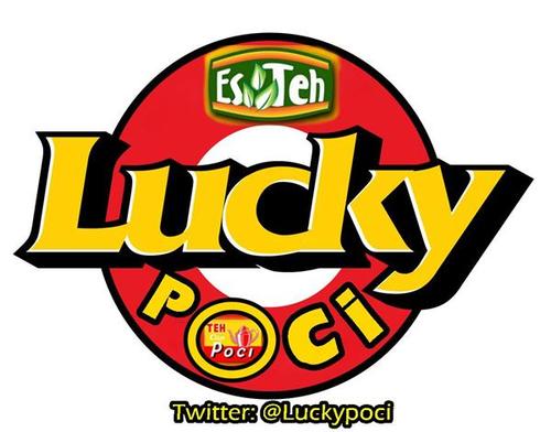 Salah satu bagian dari Lucky team yg menjual Minuman ber-Lucky. Get your Luck baby! ˆ⌣ˆ