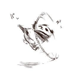 笹食ってる場合じゃねぇ！！　笹よりフォロー！！！