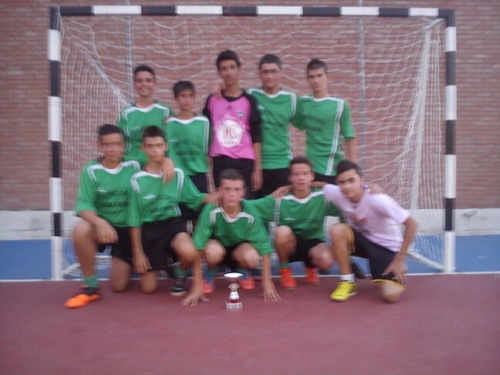 Equipo de futbol sala de Magacela (Badajoz)      CADETES