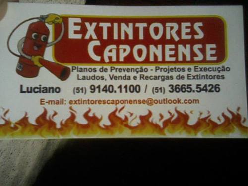 vemda de equipamentos de combate a incêndio, planos de prevenção, recarga de extintores, projetos e execução