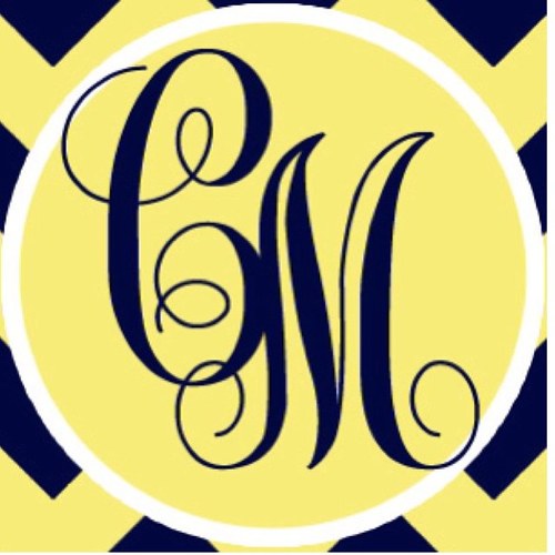 This is a free service run through Instagram that allows you to request a customized monogram phone background :)