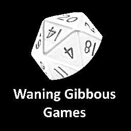 Pronouns: any/any
Owner of Waning Gibbous Games, creator of Larceny. Political opinions mine, game design opinions mine too. Find me on Spoutible, same username