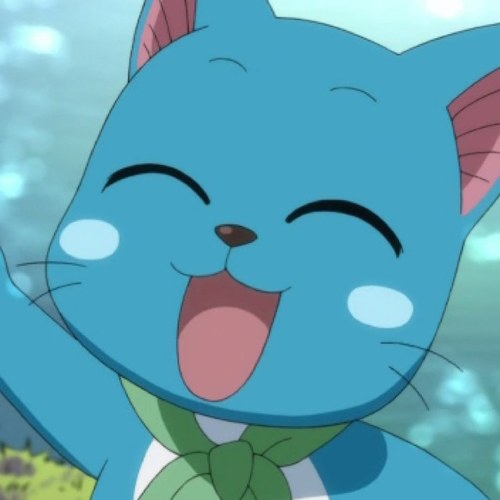 AYE SIR~! Im happy, Natsu's bestfriend/exceed! I love fish and hanging out around the guild. That is all! Aye!