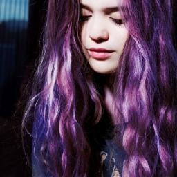 i have good life. my hair so fantastic. rainbow hair forever