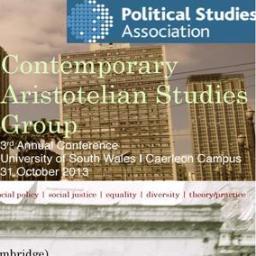 The Contemporary Aristotelian Studies (CAS) Specialist Group of the Political Studies Association (PSA)