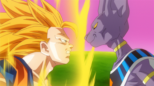 Bills (ビルス), feared as the God of Destruction Bills (破壊神ビルス), is the main antagonist in the movie Dragon Ball Z: Battle of Gods.