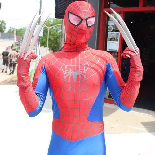 Because NiagaraSpider-man is too big a name for twitter. Only 98 characters left... umm... hi I climb walls from Niagara to Toronto and I like stuff and things.