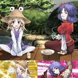 守矢神社の二柱 八坂神奈子 洩矢諏訪子 Godofmoriyashzs Twitter