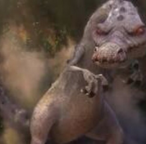 a huge white dinosaur, largest of them all, nearly invincible and undead #single