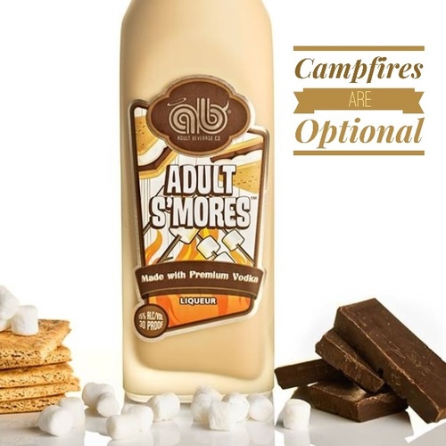 Adult Chocolate Milk, Adult Limeade and Adult Strawberry Milk, and now Adult S'mores....classic flavors by Adult Beverage Company but all grown up!