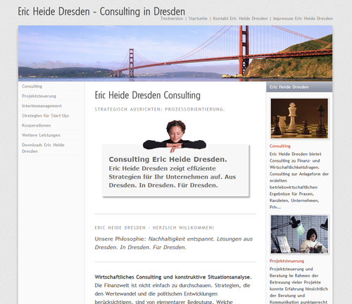 Eric Heide Dresden: Consulting aus Dresden, in Dresden, für Dresden.