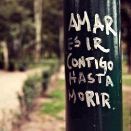 Que el amor valga la alegría, no la pena.