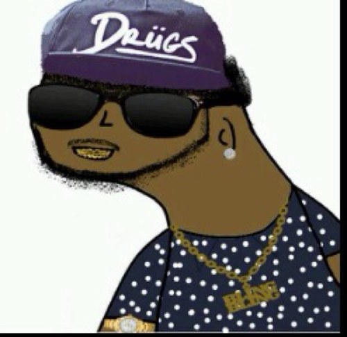 Original Toon | Not affiliated with Trinidad James in anyway | guld all in mi chian |
Poped an molly nd now im swetin WOO