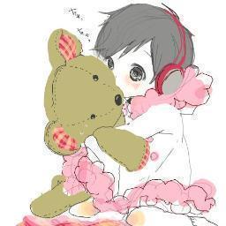 *walks around with his stuffed bear and looks around* Psyche. *he points to himself shyly* | #DRRR | #RP | 3 years old |