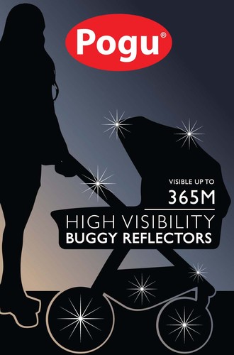 Buggy safety reflectors to help keep your little ones safe.