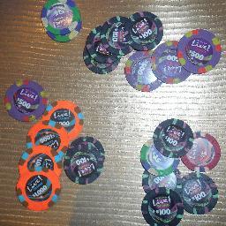 I like to play poker and craps. I kick it with friends