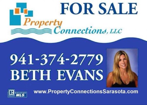 Greeting, My name is Beth evans , Ive lived in Sarasota  Florida.for over 20 years,  I own A Real Estate Company Property connections