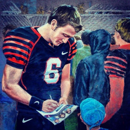 Quarterback for the Princeton Tigers. Class of 2016