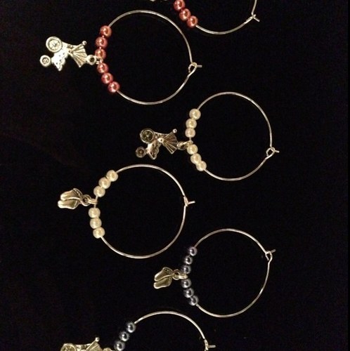 Making wine charms and soon key rings, earrings and bracelets. You can also find me on Facebook Charming Ideas, add me as a friend. Wine Charms start from 50p