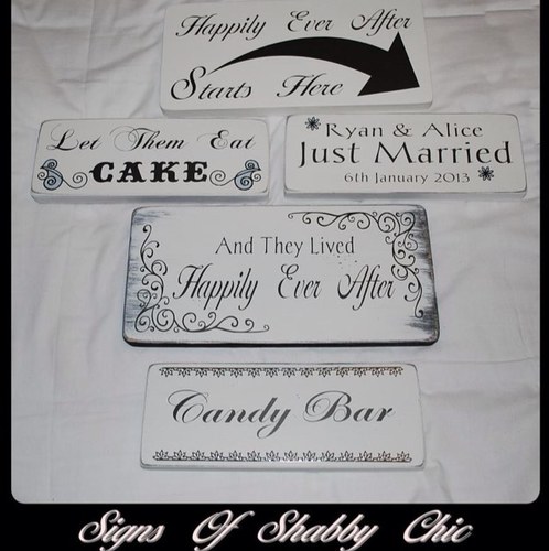 signsofshabbychic make homemade, personalised and one of a kind wooden signs. We are a homemade business.