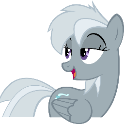mlp_Silvspeed's profile picture. A great flyer with a tendancy to win, however can be a little self concious at times.