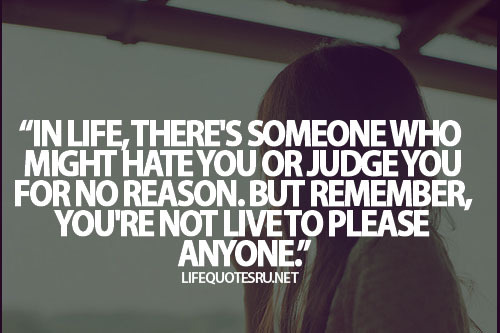 be yourself , love yourself , let haters hate and follow me