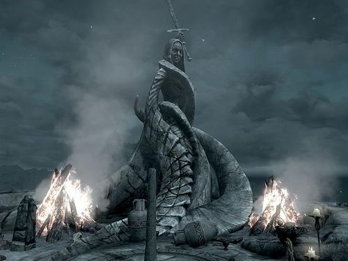 Daedric prince of deciet, conspiracy, assassinations, etc. 
I enjoy asking mortals to sacrifice each other.