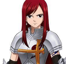 Erza Scarlet (エルザ・スカーレット Eruza Sukāretto). I'm s-class mage of fairy Tail . My team is team natsu . I like eat strawberry cake and cheese cake .