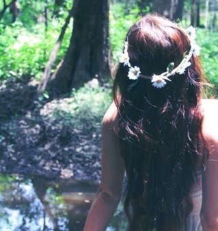 completely lost in her own world