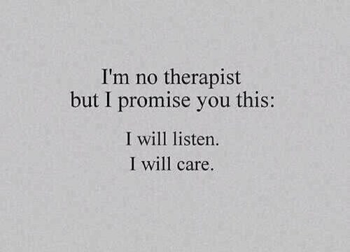 Time 2 Listen 2 U - Been there before, know how your feeling, and happy to talk and help you get you through the other side. #saynotoselfharm