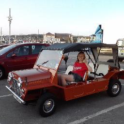 Moved from Twickenham to Dorset.  Full time Mum .  Mini Moke owner (1966)