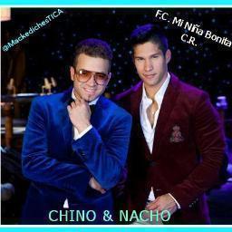 Somos megafans de @chinoynacho en Costa Rica se les quiere y admira. 
Nos puedes encontrar en Facebook como Fans Club Mi Niña Bonita Chino & Nacho C.R.