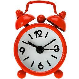 Goes ding when it's morning. Alarm clock shaped member of Team TheNerdherdlovesToastyMarshmellows