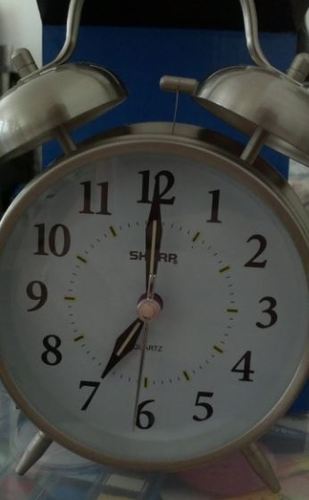 An alarm clock who just wishes to be taken seriously