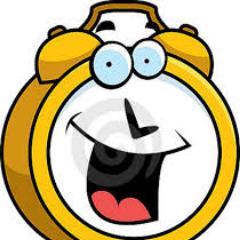 The clock that's insanely happy to see you. SO WAKE UP!