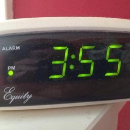 This is the twitter for Lauren's alarm clock.