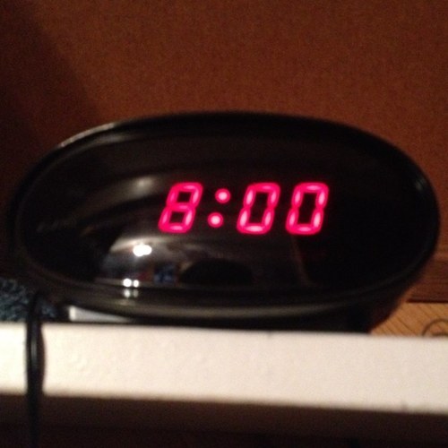 SO yeah, I'm an alarm clock.