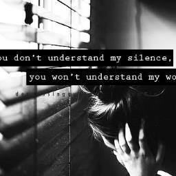 She hurts and she cries, but you can't see the depression in her eyes, because she just smiles... Gave up. It's for the best!